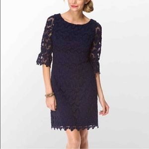 Lilly Pulitzer Shayna Dress in Navy Blue